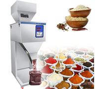 HCZKIUJY Macchina Automatica per Il riempimento di granuli e polveri con Pedale per Una pesatura quantitativa Rapida, Ideale per Semi e Cereali di tè Fino a 1500 g.