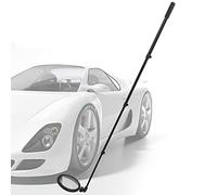 HCZKIUJY Miroir de détection de sécurité en acrylique de 16 cm, télescopique de 52 cm à 160 cm, Angle réglable à 360°, avec éclairage LED.