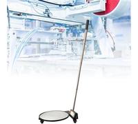 HCZKIUJY Miroir de sécurité grossissant, miroir Sous véhicule à Angle réglable avec perche extensible de 30 cm, miroir d'inspection de sécurité Sous véhicule pour Les contrôles de sécu