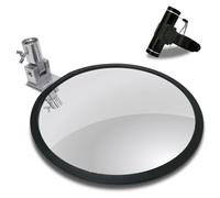 HCZKIUJY Miroir de sécurité pour Inspection Sous véhicule - Grand miroir convexe de recherche Sous Voiture, se fixant Sur des tiges filetées de 3/4 po pour Les contrôles aux Points de