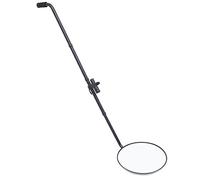 HCZKIUJY Miroir de soubassement de 30 cm, miroir d'inspection Sous véhicule, miroir de recherche convexe avec éclairage LED pour vérification de sécurité Sous Les voitures et camions,