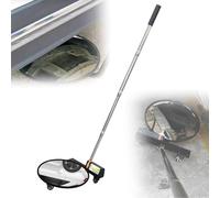 HCZKIUJY Miroir d'inspection de sécurité Rond pour véhicules, miroir grossissant de sécurité, Angle réglable, miroir rétractable pour l'automobile, la Construction et l'industrie.