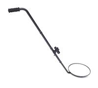 HCZKIUJY Miroir d'inspection de sécurité Sous véhicule, miroir d'inspection de véhicule de 30 cm avec roues et éclairage LED, miroir portatif pour la famille et Les ateliers de répara