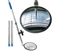 HCZKIUJY Miroir d'inspection Portable Sous véhicule - Miroir de recherche convexe Sous Voiture avec Longue perche extensible pour Les vérifications de sécurité Sous Les voitures, camio