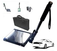 HCZKIUJY Miroir d'inspection Sous véhicule avec éclairage LED, miroir d'inspection Sous châssis avec poignée rétractable réglable, équipement visuel Rechargeable pour véhicules - pour (1pcs)