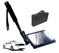 HCZKIUJY Miroir d'inspection Sous véhicule avec éclairage LED, rétroviseur de sécurité avec poignée télescopique et réglage de l'angle, équipement de Surveillance visuelle du véhicule