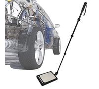 HCZKIUJY Miroir d'inspection Sous véhicule avec éclairage LED, Tige télescopique réglable de 36 à 120 cm, miroirs convexes pour la réparation du Dessous de véhicule