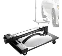 HCZKIUJY Miroir d'inspection Sous véhicule avec Lumière LED, Longueur réglable de 41 à 115 cm, miroir d'inspection Rechargeable pour la sécurité des parkings, l'entretien Automobile et(1pcs)