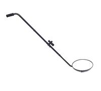 HCZKIUJY Miroir d'inspection Sous véhicule de 30 cm, rétroviseur de sécurité Sur Roue avec éclairage LED, miroir de sécurité avec Roue et Lampe torche intégrée.