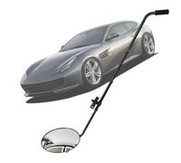 HCZKIUJY Miroir d'inspection Sous véhicule, miroir de recherche convexe de 12 pouces avec roues et Lumière LED pour Le contrôle de sécurité Sous Les voitures, camions et équipements.