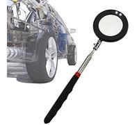 HCZKIUJY Miroir d'inspection Sous véhicule, miroir d'inspection télescopique à éclairage LED pivotant à 360° avec Vision étendue, outils universels