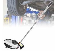 HCZKIUJY Miroir Rond d'inspection Sous véhicule 2X, pour Points de contrôle, frontières douanières, poignée télescopique 20,5-63", 35,4-47", 18,7-45", miroir grossissant de recherche a(C)