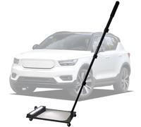 HCZKIUJY Miroir télescopique pour châssis, miroir d'inspection Portable Sous véhicule avec éclairage LED et roues, outil de sécurité pour véhicule