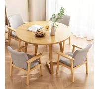 HCZKIUJY Set tavolo rotondo e sedia per ufficio e reception, stabile e resistente, piccolo tavolo da conferenza, tavolo e sedie per casa, ufficio, scrivania, sala conferenze, base in metallo audace