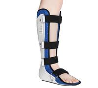 HCZKIUJY Tutore di Supporto per Caviglia, Stivale per frattura, tutore Corto per Caviglia, ortesi con placca di Protezione Anteriore, tutore per la Notte(Style B Right-Large)