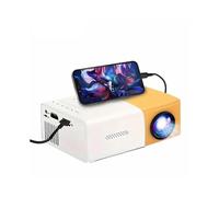 HD 1080P Mini LED Projector 400 Lumen Home Media Player 320x240 LED Micro-Projector with Remote Con