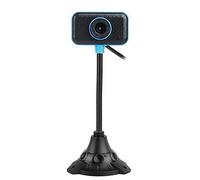 HD 480P USB Computer Desktop Video Camera with Built-in Microphone Driver-Free Night Vision Network Class Desktop Remote Conference Dedicated Camera Suitable for Home Com