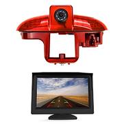 HD 720p retromarcia Retrocamera Telecamera Posteriore Videocamera con monitor LCD da 5,0", luce di ricambio per Fiat Talento, Primastar, Trafic 2, Opel Combo C, Vauxhall Vivaro A (2001-2014)