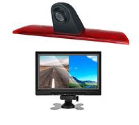 HD 720p Telecamera per la Retromarcia Retrocamera + Monitor 7.0 pollici per Ford Transit Jumbo F150/F250/F350 Transit MK 8 2014-2019, Telecamera Posteriore Impermeabile Visione Notturna