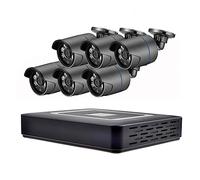 HD 8CH AHD DVR Telecamere Kit CCTV H.265+ Motion Detection Outdoor Smart IR-Cut Set Di Sorveglianza For Visione Notturna Buona Qualità Dell'Immagine(2T,8CH DVR and 6 Camera)