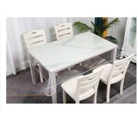 HD BRICO Tovaglia Trasparente Quadrata 140x140 cm da Tavolo PVC, Tovaglia Plastificata Protettiva Impermeabile Facile da Lavabile Quadrata (140X140cm)