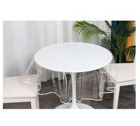 HD BRICO Tovaglia Trasparente Rotonda 160cm da Tavolo PVC, Tovaglia Plastificata Protettiva Impermeabile Facile da Lavabile (Rotonda 160cm)