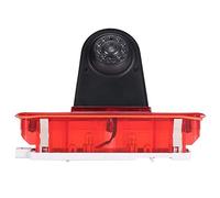 HD CCD Impermeabile Night Vision a colori Retrovisore luce freno Terzo tetto Top Mount Telecamera inversa Angolo regolabile per Fiat Doblo 263 van/Opel Combo (HD Telecamera Retromarcia)