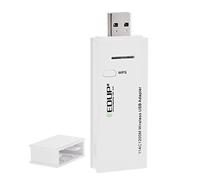 HD EDUP 802.11 AC 1200M 2.4G/5.8G Dual Band USB 3.0 Wireless WiFi Adapter Network Card WPS Button White