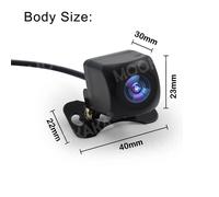 HD Fisheye Lens Ruler Line vista anteriore e posteriore telecamera Wifi commutabile per auto telecamera di retromarcia Wireless muslimah