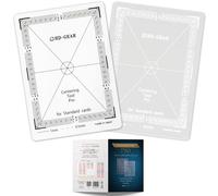 HD-GEAR Centering Tool Pro Kit di classificazione carte Pokémon PSA Nero e bianco per carte di dimensioni standard