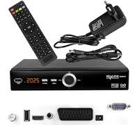 Hd-line 20900 Ricevitore Satellitare DVB S2 per satelliti digitali SAT (DVB-S/S2, HDMI, SCART, 2 x USB 2.0, Full HD 1080p) (preprogrammato per Astra Hotbird e Türksat)