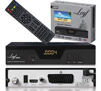 hd-line Leyf 2809 - Ricevitore digitale Satellite (HDTV, DVB-S/S2, HDMI, SCART, 2 porte USB 2.0, Full HD 1080p) [Pre-programmato per Astra Hotbird Türksat] Solo per i canali tedeschi