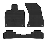 HD-Mart Car Floor Mats for Audi Q5 SQ5 2018-2025 All Weather Car Floors Mat Custom Fit Full Black Rubber Floor Liners Set Waterproof Heavy Duty Odorless (No Hybrid Models)