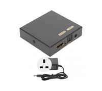 HD Multimedia Interface Sound Extractor Version 2.0 4K 60Hz Optical 5.1 Channel to 3.5mm Sound Extractor 100?240V UK Plug