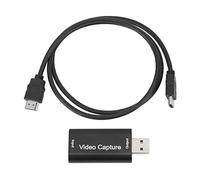 HD Multimedia Interface to USB Video Capture Card | 4K Input 1080P Output for Live Streaming/Gaming/Teaching | Plug & Play Portable Recorder for PC & Phone