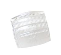 HD Novelty Set di 4 pettini per capelli semplici Slides 9 cm Pettini laterali francesi Pettine twist in plastica Fermagli per capelli a tenuta forte Accessori per ragazze e donne (Trasparente)