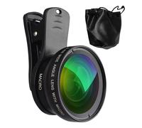 HD Per Smartphone, Attacchi Obiettivi Per Telefoni Cellulari, Grandangolo 0,45X Kit Super Macro, Kit Lente Super Macro, Telecamera Fotografica per Telefoni Cellulari Per Tutti Gli