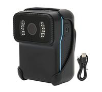 HD Police Body Camera, 25fps Body Mounted Cam con HD Night Vision Lens Registrazione Automatica in Loop, 1920x1080p Body Wearable Camera for Law Enforcement Recorder, Guardie di Sicurezza