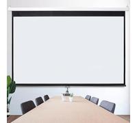 HD Schermo Di Proiezione Per Home Cinema, 16:9 4:3 4K Roll-Down Schermo Proiettore Retrattile W/Auto-Locking, Interno Esterno Projector Screen Altezza Regolabile, Alta Definizione(60inch 4:3)