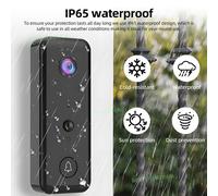 HD Smart Wireless Doorbell Chime Intercom Video Visual Camera Ring Bell Security