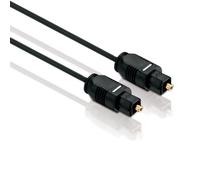 HD Supply TC010-005 Cavo audio Toslink S / PDIF, fibra ottica, spina, Ø 2.2 mm, 0.50 m, nero