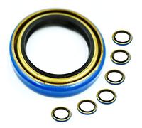 HD Switch - Confezione da 6 - Cuscinetto mandrino Grasso Seal Set adatto John Deere ET15755 M110024 per X LX LT HD GT GS F500 F700 GX SST 42 54 54C 60 60D 62C Sabre Scotts - OEM Upgrade