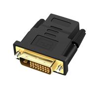 HD to DVI Adapter Cable - Copper 14x10x1cm | Display Converter Lead Video Connector | High Definition Monitor TV Link Cord for Connecting Computer Screen to Television for Home Office and Media Use