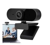 HD Webcam, 720P USB Camera With Microfono | 360 gradi Laptop Desktop, Plug and Play For Video Calls Learning, Manual Focus Rotatable Base, Driver-Free ABS Construction