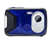HD1080P Fotocamera digitale impermeabile ad alta definizione Pratico Barebone Immersioni Video panoramico con schermo da 2,8 pollici(Size:Blue)