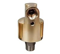 HD15 1/2 "Giunto rotante 360 Giunto rotante Acqua Aria Girelle Accoppiamento Spruzzi Connettori Ottone Rotazione Unione Rotazione Ad Alta Velocità Rotary