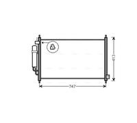 HD5234D AVA QUALITY COOLING Condensatore, Climatizzatore per BMW,HONDA