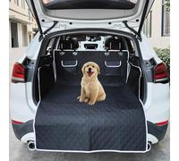 HDAJDWA Tappetino Baule per Cani SUV per Land Rover Range Rover Evoque 2012-2026, Protezione Impermeabile per Il Bagagliaio degli Animali Domestici, per Viaggi e Uso Quotidiano,B Black+White