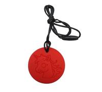 HDAKDDHG Collana Sensoriale da Masticare, Silicone, Teether, Teether per Bambini e Adulti, Rosso, Baby > Teethers