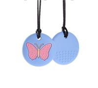 HDAKDDHG Collane da masticare per bambini sensoriali, giocattoli da masticare in silicone per autismo, ADHD, SPD, dentizione o bisogni speciali, collana masticabile per adulti per ridurre l'ansia